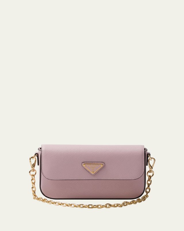 Mini Flap Leather Crossbody Bag